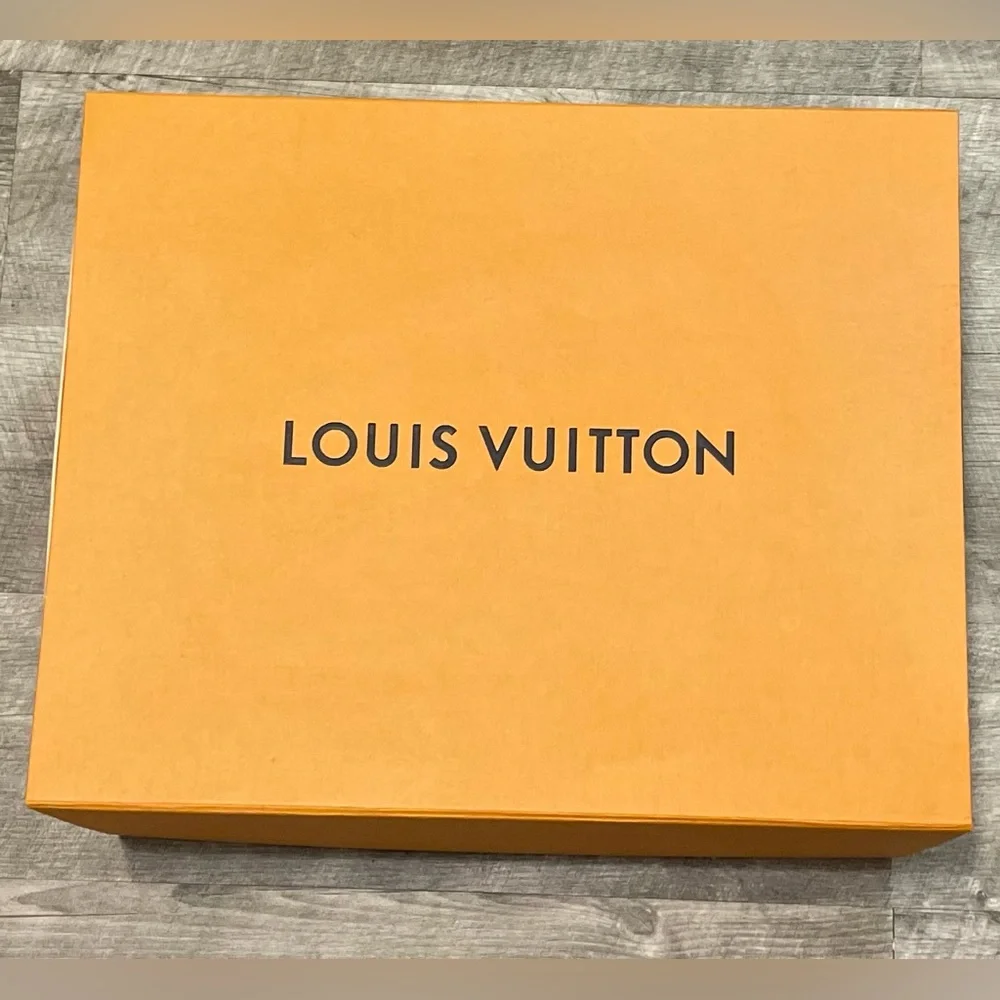 Louis Vuitton Orange Box with Cream Dust Bag